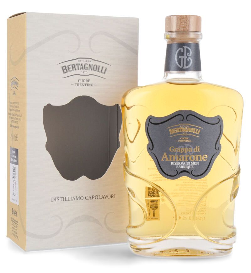 Bertagnolli Grappa Amarone Valpolicella Barrique 42% vol. 0,70l Bertagnolli Grappa Amarone Valpolicella Barrique 42% vol. 0,70l