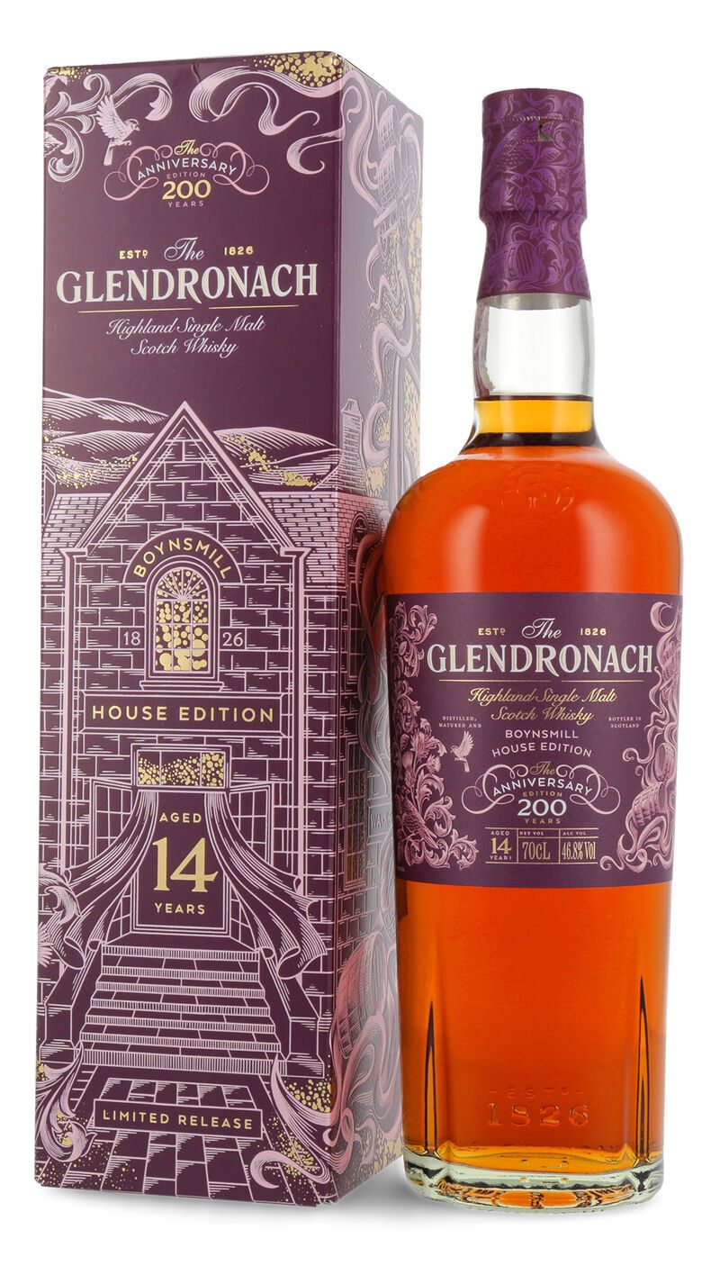 Glendronach 14 YO Boynsmill House Whisky 46,8% vol. 0,70l
