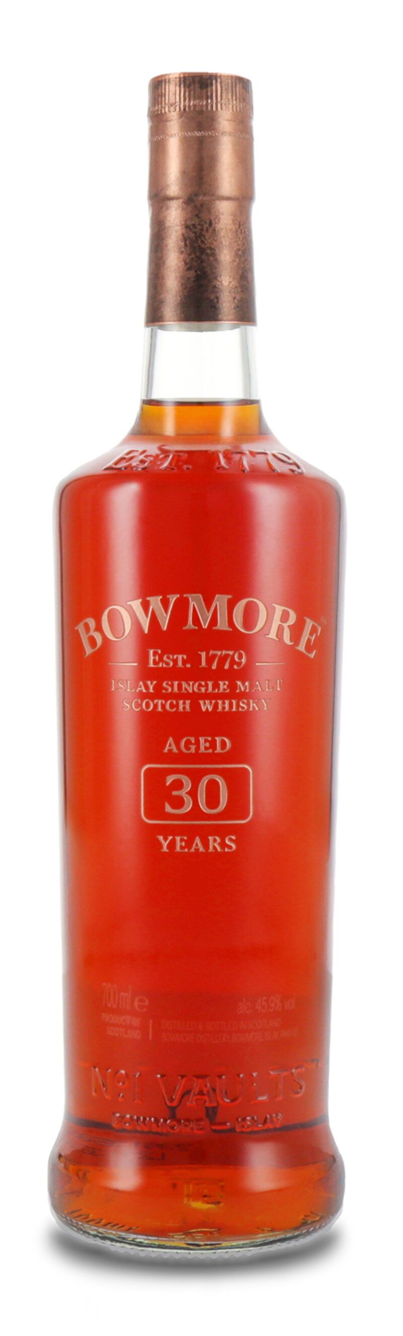 Bowmore 30 YO Islay Whisky 45,9% vol. 0,70l Bowmore 30 YO Islay Whisky 45,9% vol. 0,70l