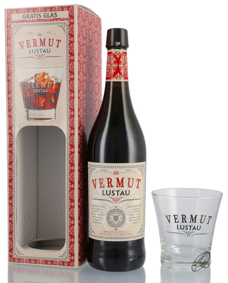 Lustau Vermut Red Geschenk-Set 15% vol. 0,75l Lustau Vermut Red Geschenk-Set 15% vol. 0,75l