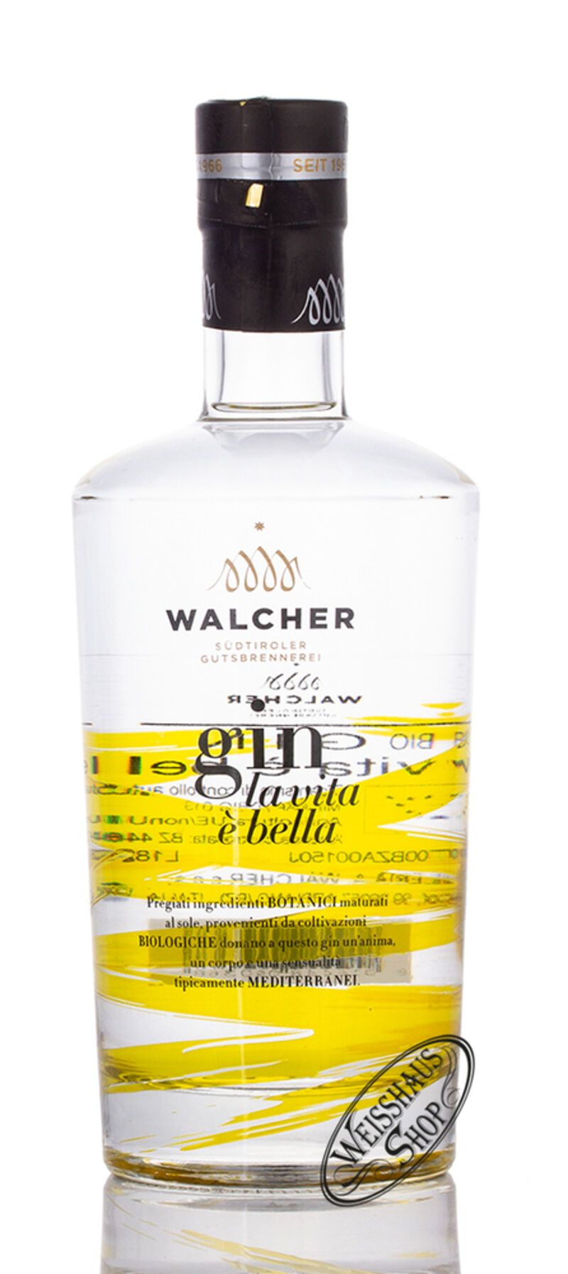 Walcher Gin la vita è bella 40% vol. 0,70l Walcher Gin la vita è bella 40% vol. 0,70l