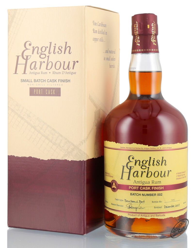 English Harbour Port Cask Finish Rum 46% vol. 0,70l English Harbour Port Cask Finish Rum 46% vol. 0,70l