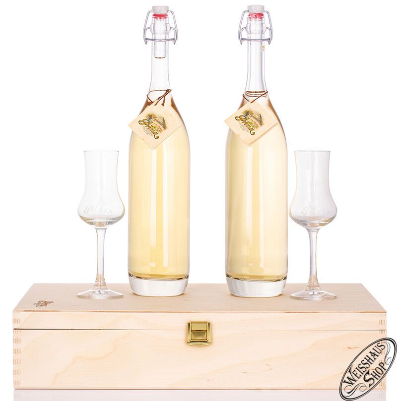 Prinz Geschenk-Set "Holzfass-Duo" 41% vol. 2 x 0,50l Prinz Geschenk-Set "Holzfass-Duo" 41% vol. 2 x 0,50l