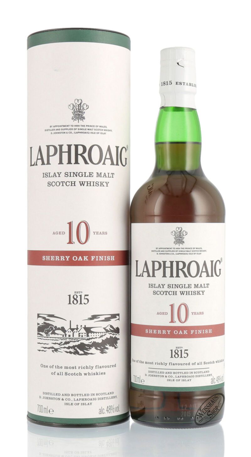 Laphroaig 10 YO Sherry Oak Finish Whisky 48% vol. 0,70l Laphroaig 10 YO Sherry Oak Finish Whisky 48% vol. 0,70l