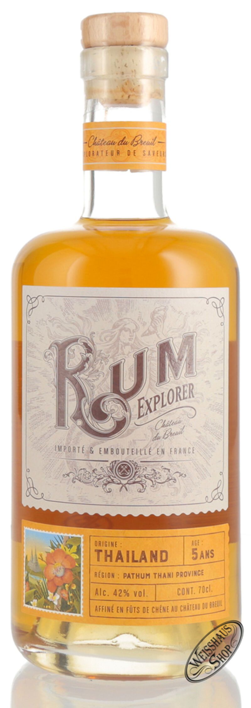 Chateau du Breuil Thailand Explorer Rum 42% vol. 0,70l Chateau du Breuil Thailand Explorer Rum 42% vol. 0,70l