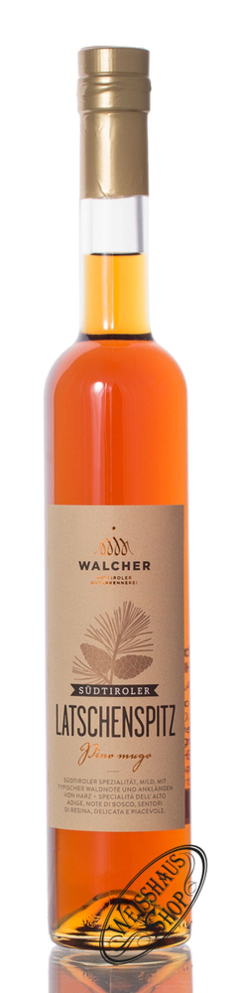 Walcher Latschenspitz 35% vol. 0,50l Walcher Latschenspitz 35% vol. 0,50l