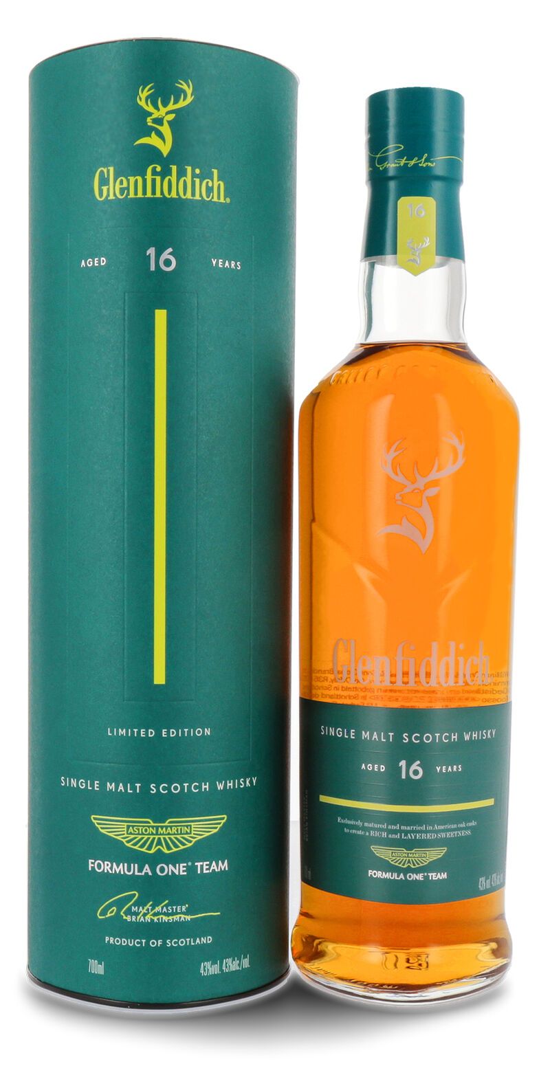 Glenfiddich 16 YO Aston Martin Whisky 43% vol. 0,70l Glenfiddich 16 YO Aston Martin Whisky 43% vol. 0,70l