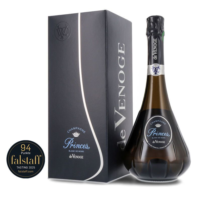 De Venoge Princes Champagner Blanc de Noirs 12% vol. 0,75l Geschenkkarton