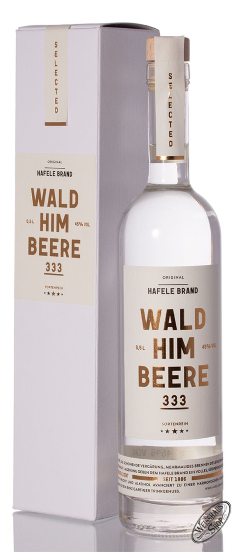 Prinz Hafele 333 Waldhimbeer Brand 45% vol. 0,50l Prinz Hafele 333 Waldhimbeer Brand 45% vol. 0,50l