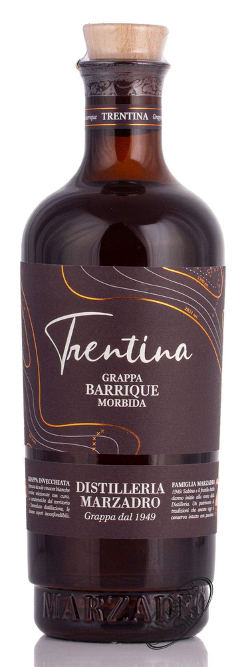 Marzadro Grappa La Trentina Morbida Barrique 41% vol. 0,70l Marzadro Grappa La Trentina Morbida Barrique 41% vol. 0,70l