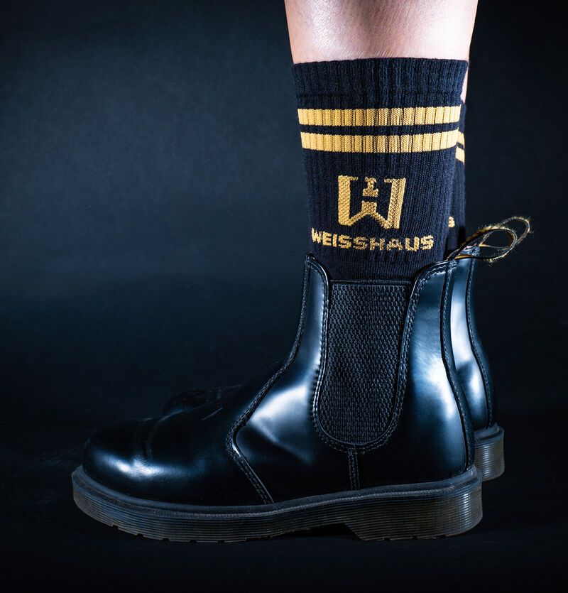 Weisshaus Sportsocken black