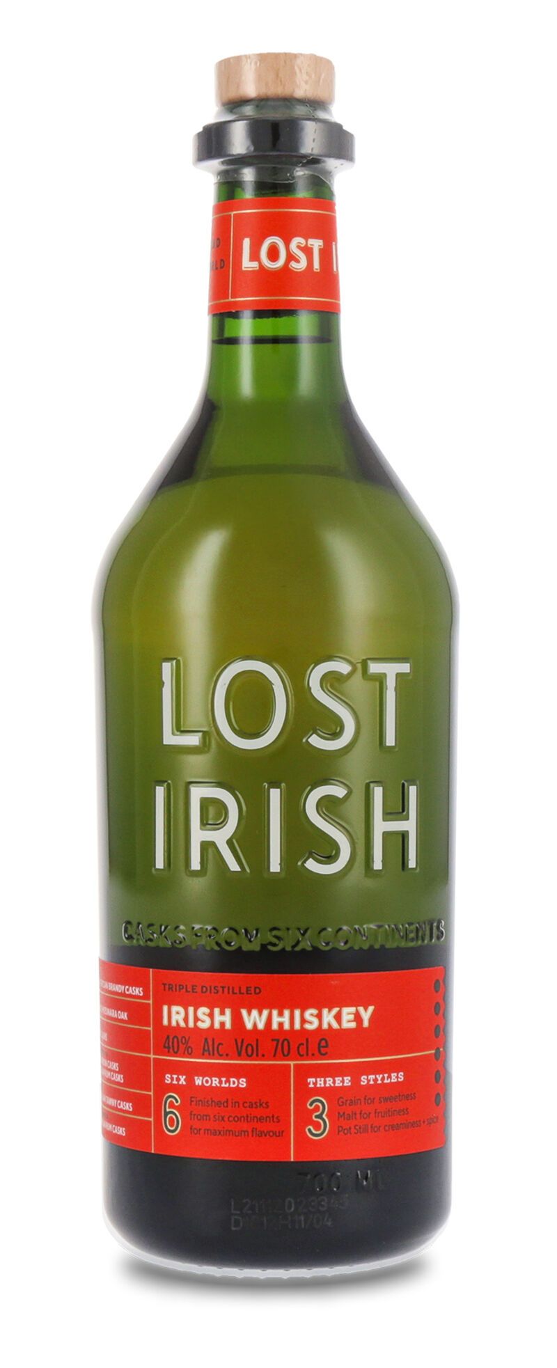 Lost Irish Whiskey 40% vol. 0,70l