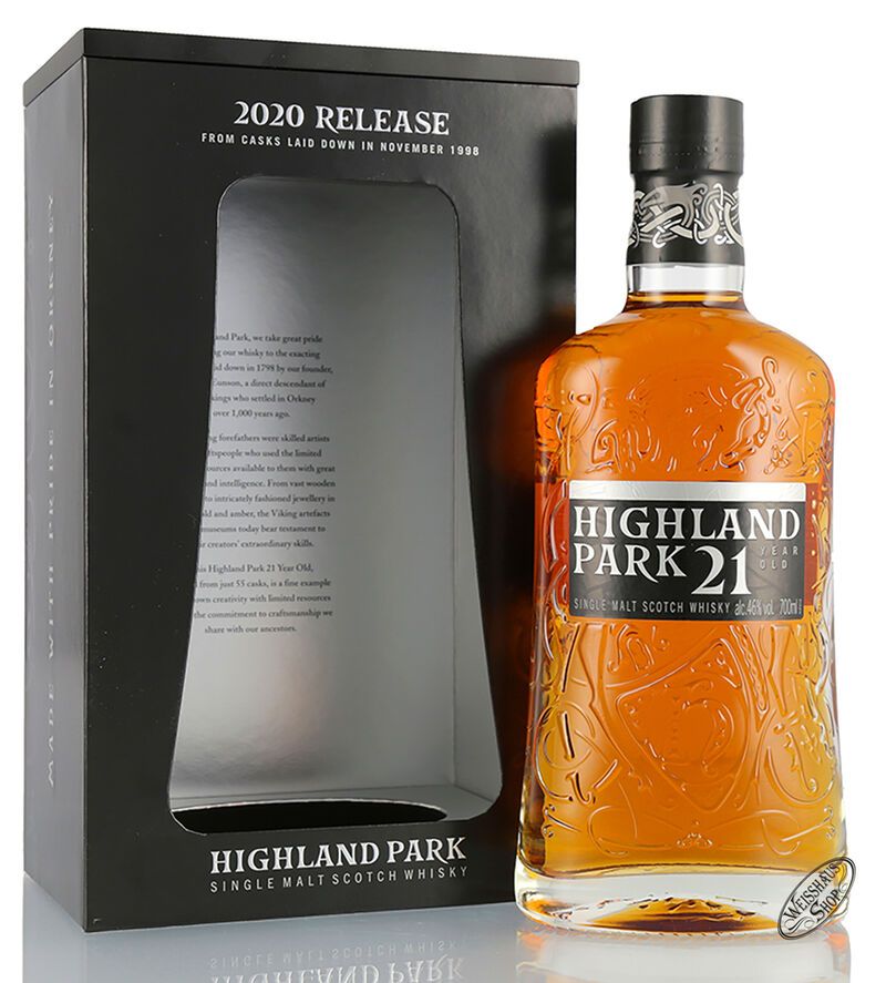 Highland Park 21 YO Release 2020 Whisky 46% vol. 0,70l Highland Park 21 YO Release 2020 Whisky 46% vol. 0,70l
