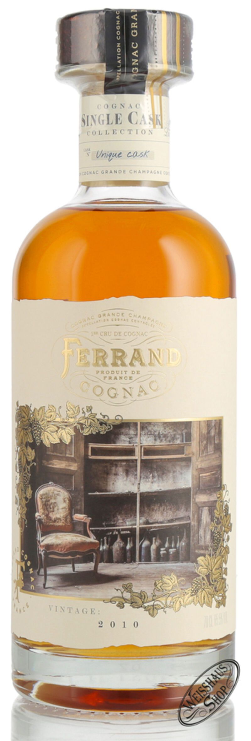 Ferrand Cognac Single Cask Vintage 2010 Weisshaus Shop Edition 65,5% vol. 0,70l Ferrand Cognac Single Cask Vintage 2010 Weisshaus Shop Edition 65,5% vol. 0,70l