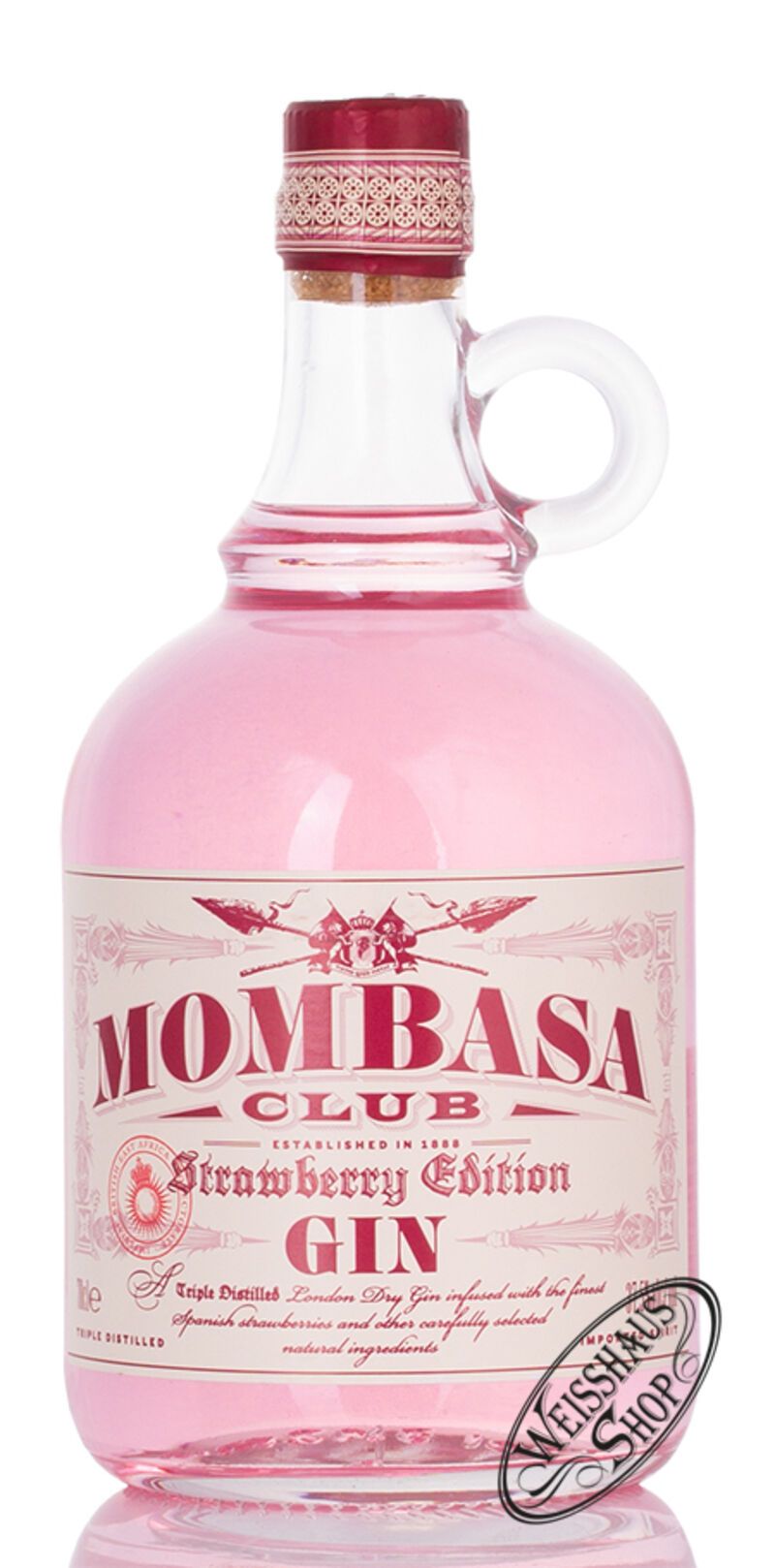 Mombasa Club Strawberry Gin 37,5% vol. 0,70l Mombasa Club Strawberry Gin 37,5% vol. 0,70l