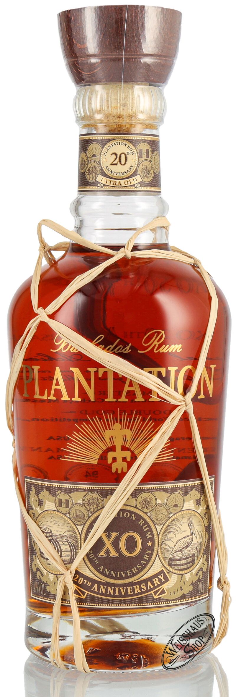 Plantation Barbados X.O. Rum 20th Anniversary 40% vol. 0,70l B-Ware Plantation Barbados X.O. Rum 20th Anniversary 40% vol. 0,70l B-Ware