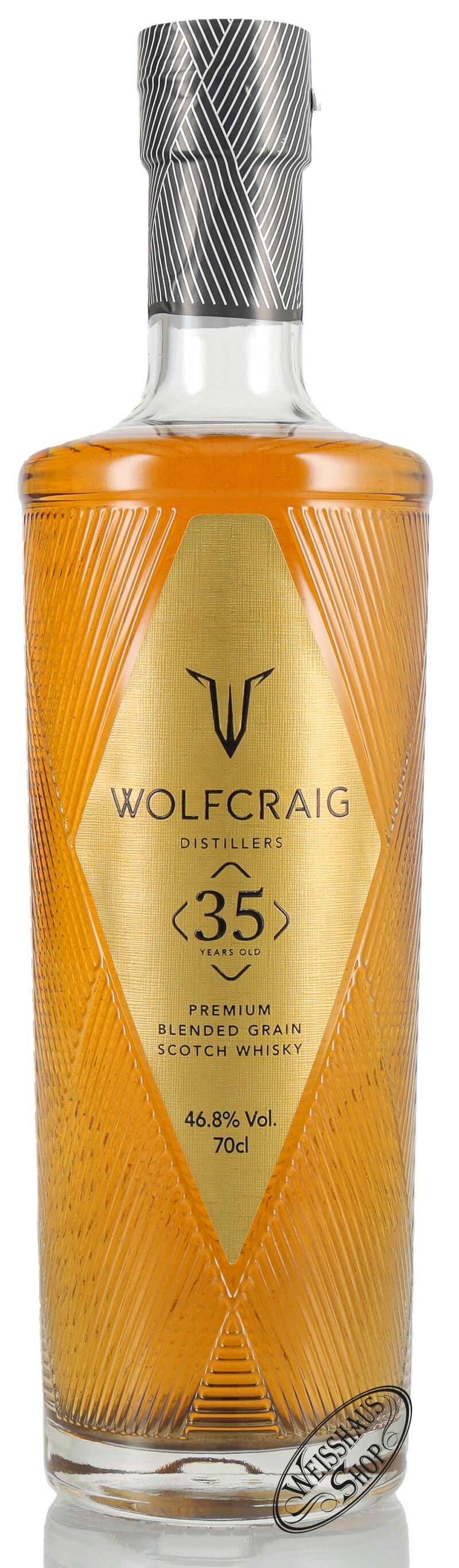 Wolfcraig 35 YO Premium Blended Grain Whisky 46,8% vol. 0,70l B-Ware