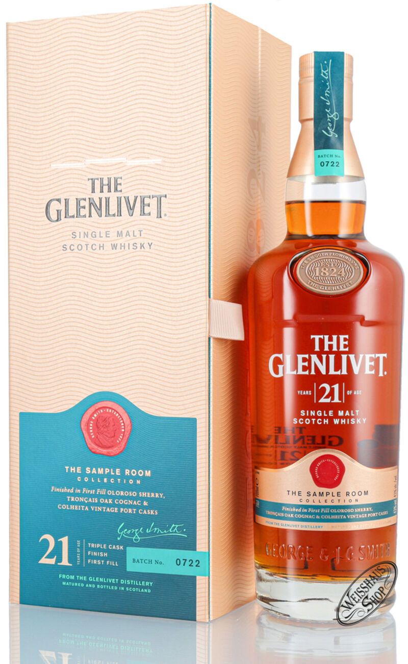 The Glenlivet 21 YO Sample Room Collection Whisky 43% vol. 0,70l The Glenlivet 21 YO Sample Room Collection Whisky 43% vol. 0,70l