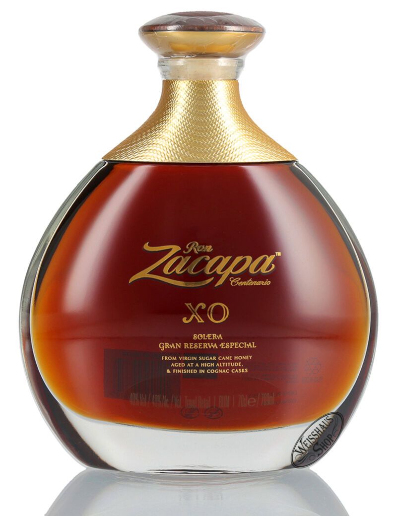 Ron Zacapa Centenario XO Rum 40% vol. 0,70l Ron Zacapa Centenario XO Rum 40% vol. 0,70l