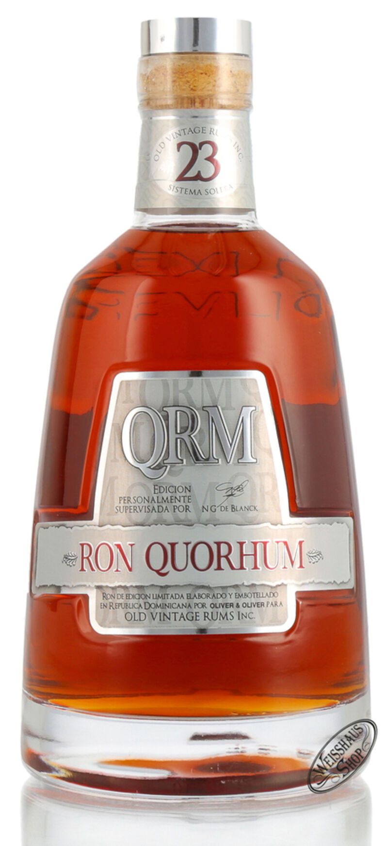 Quorhum QRM 23 Anos Solera 40% vol. 0,70l Quorhum QRM 23 Anos Solera 40% vol. 0,70l