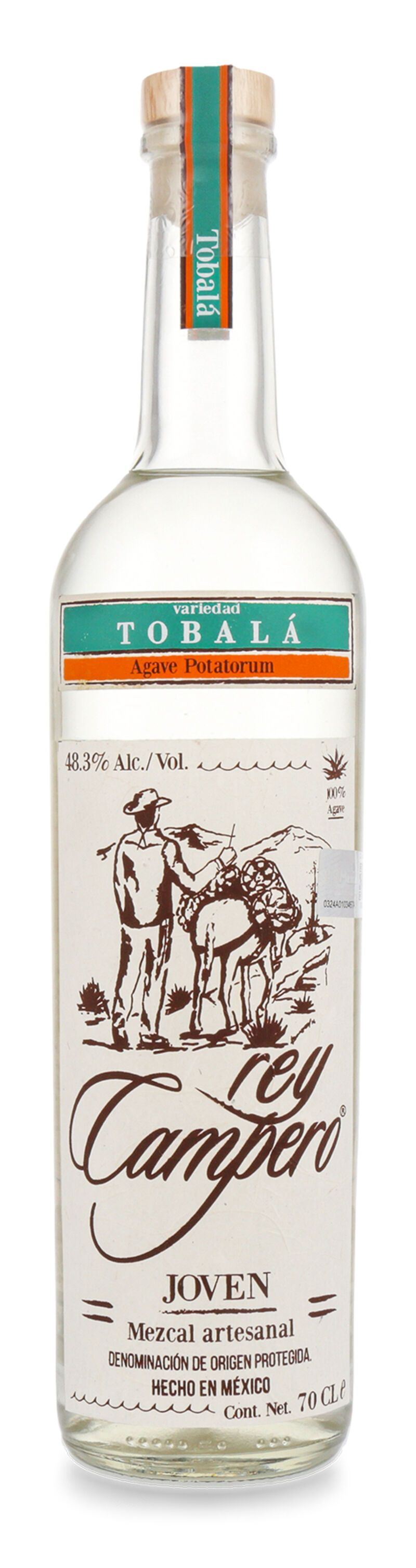 Rey Campero Mezcal Tobala 48,3% vol. 0,70l Rey Campero Mezcal Tobala 48,3% vol. 0,70l