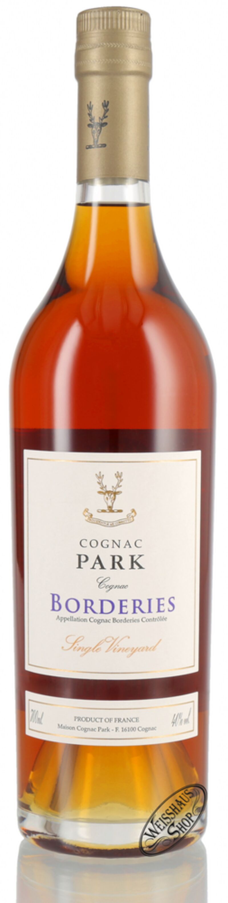 Park Borderies Cognac 40% vol. 0,70l Park Borderies Cognac 40% vol. 0,70l