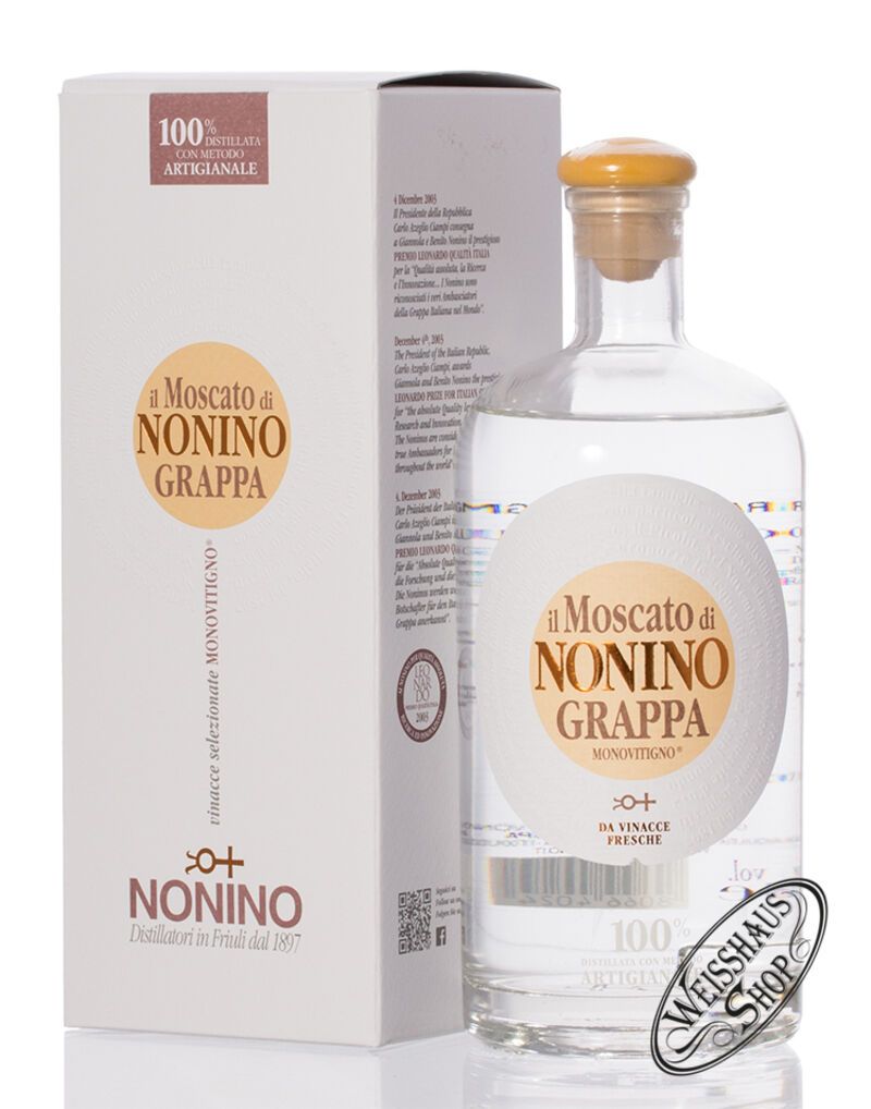 Nonino Grappa Il Moscato Monovitigno 41% vol. 0,70l