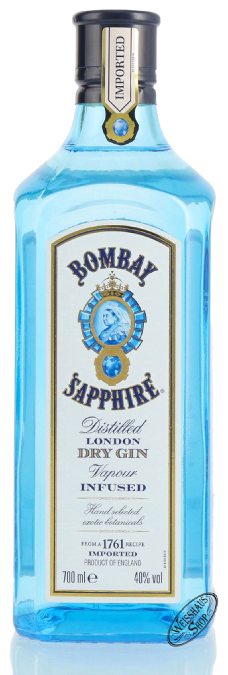 Bombay Sapphire Gin 40% vol. 0,70l Bombay Sapphire Gin 40% vol. 0,70l