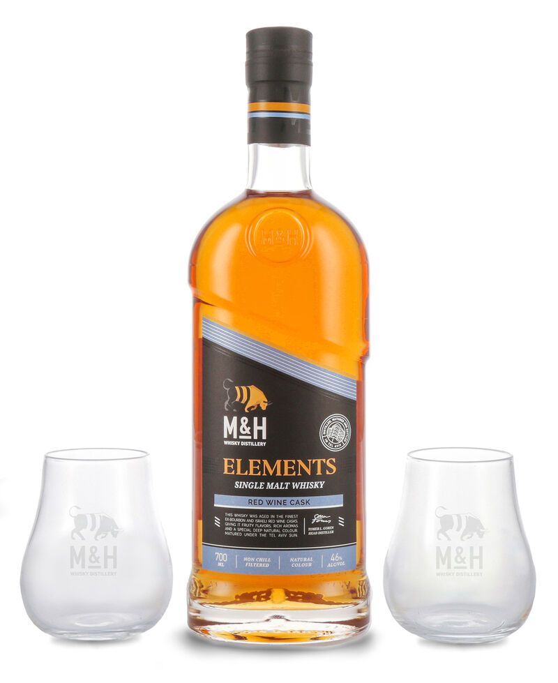M&H Geschenkbox Elements Redwine Cask 46% vol. 0,70l M&H Geschenkbox Elements Redwine Cask 46% vol. 0,70l