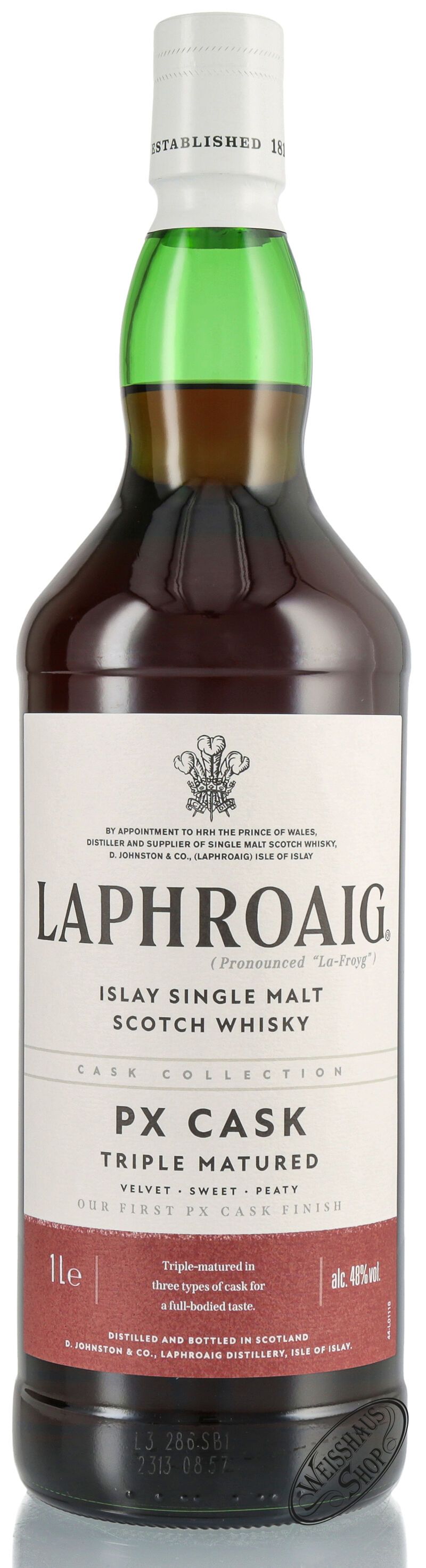 Laphroaig PX Cask Islay Whisky 48% vol. 1,0l Laphroaig PX Cask Islay Whisky 48% vol. 1,0l
