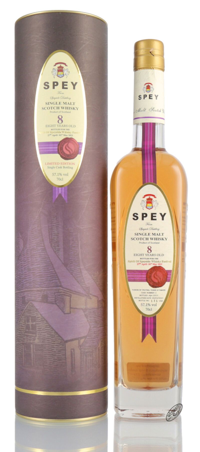 Spey Spirit of Speyside Whisky Festival 2023 Limited Edition Whisky 57,1% vol. 0,70l Spey Spirit of Speyside Whisky Festival 2023 Limited Edition Whisky 57,1% vol. 0,70l
