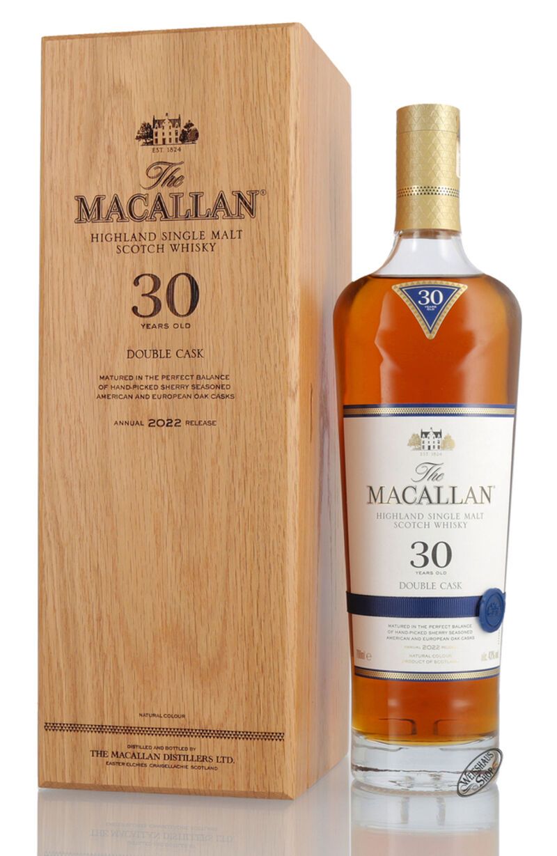 Macallan 30 YO Double Cask Whisky 43% vol. 0,70l Macallan 30 YO Double Cask Whisky 43% vol. 0,70l