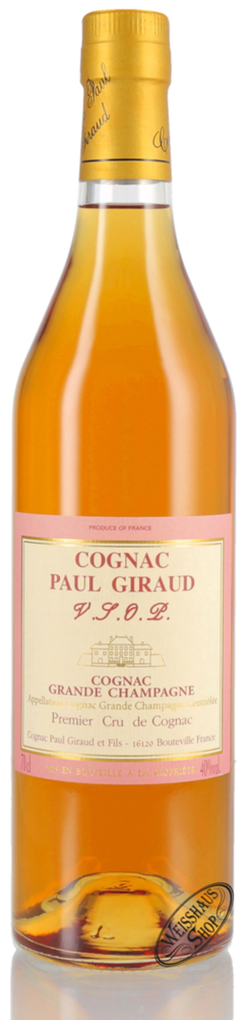 Paul Giraud Cognac VSOP 40% vol. 0,70l Paul Giraud Cognac VSOP 40% vol. 0,70l