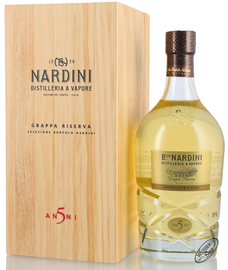 Nardini Grappa Riserva Selezione 5 anni 42% vol. 0,70l Nardini Grappa Riserva Selezione 5 anni 42% vol. 0,70l