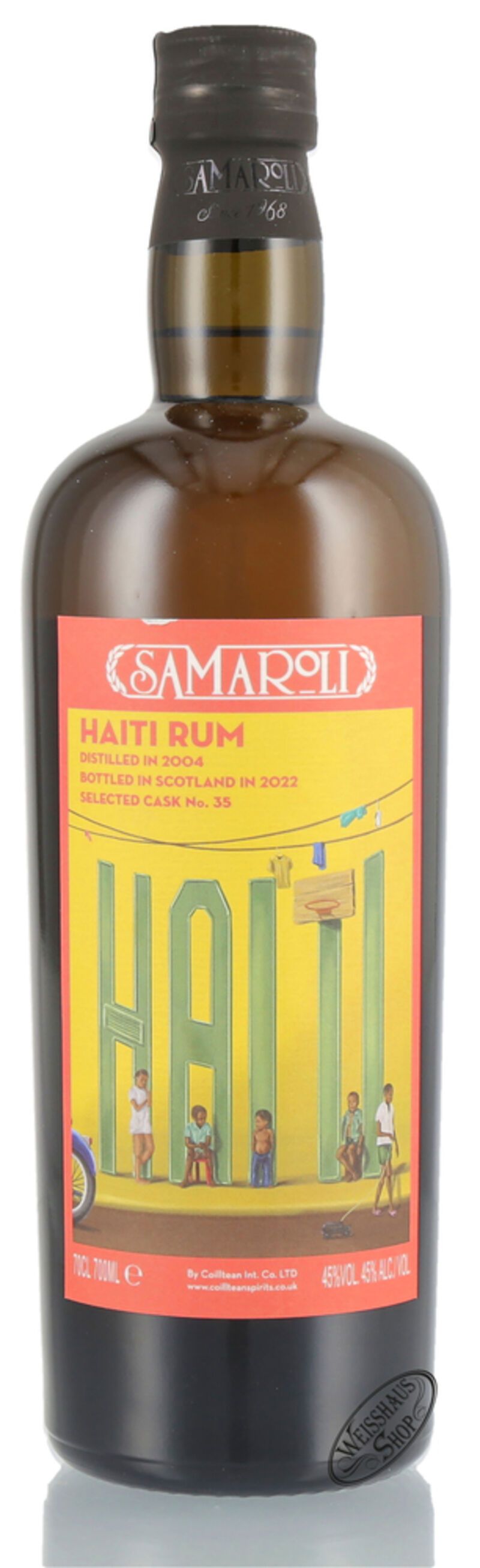 Samaroli Haiti Single Cask #35 Vintage 2004 Rum 45% vol. 0,70l Samaroli Haiti Single Cask #35 Vintage 2004 Rum 45% vol. 0,70l
