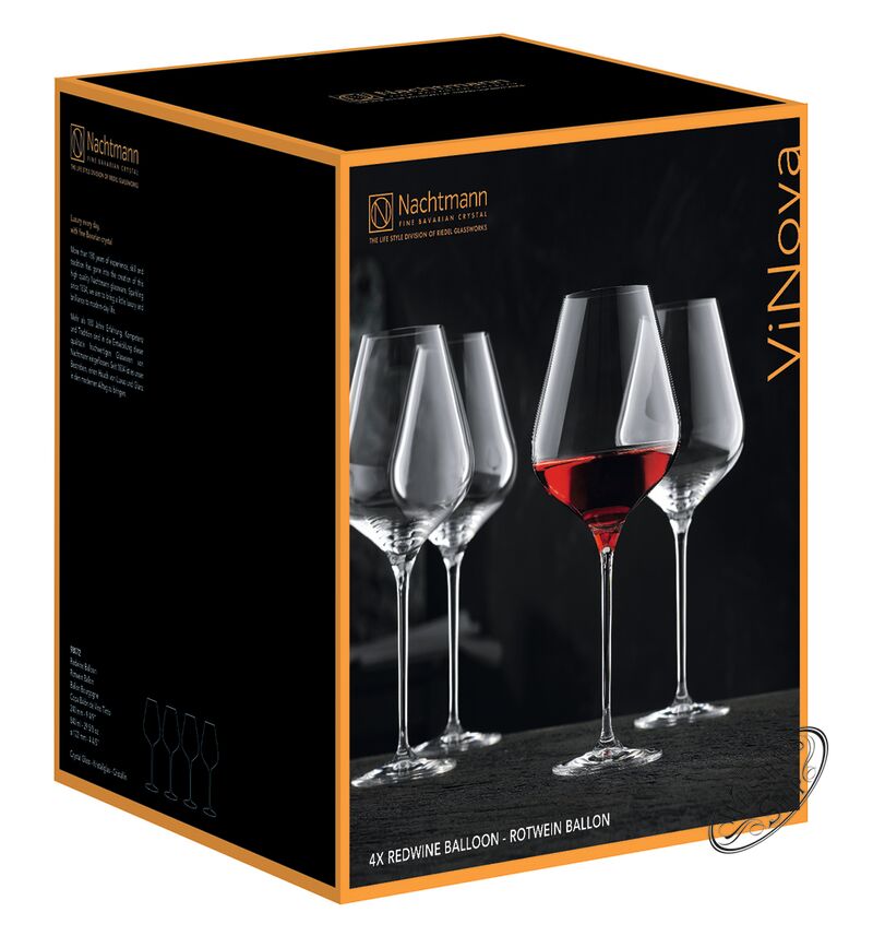 Nachtmann ViNova Rotwein Ballon Set 4 Gläser Nachtmann ViNova Rotwein Ballon Set 4 Gläser
