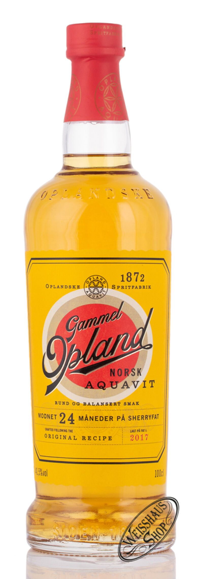 Gammel Opland Aquavit 41,5% vol. 1,0l Gammel Opland Aquavit 41,5% vol. 1,0l