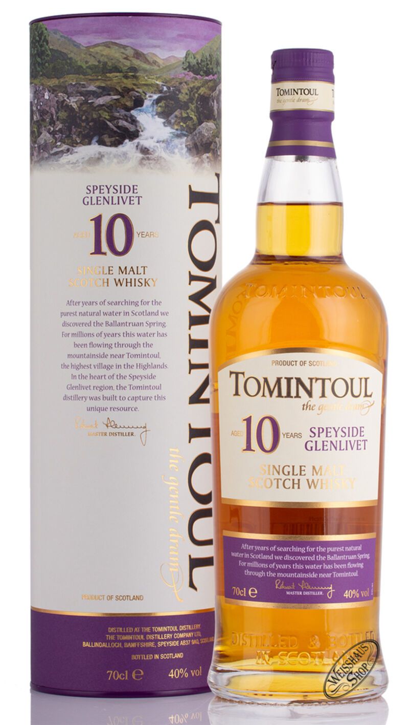 Tomintoul 10 YO Whisky 40% vol. 0,70l Tomintoul 10 YO Whisky 40% vol. 0,70l