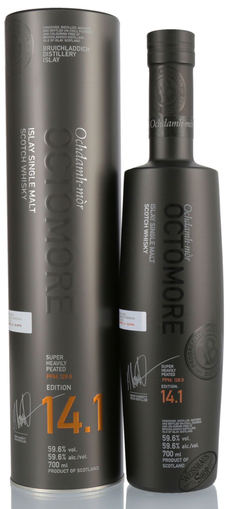 Bruichladdich Octomore 14.1 Islay Whisky 59,6% vol. 0,70l Bruichladdich Octomore 14.1 Islay Whisky 59,6% vol. 0,70l