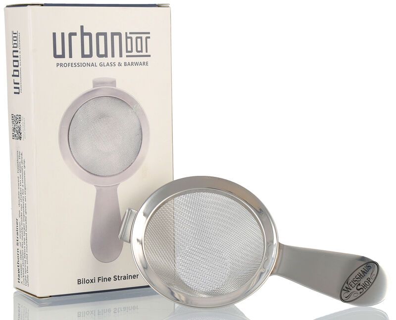 Biloxi Stainless Steel Fine Mesh Cocktail Strainer kurz Biloxi Stainless Steel Fine Mesh Cocktail Strainer kurz