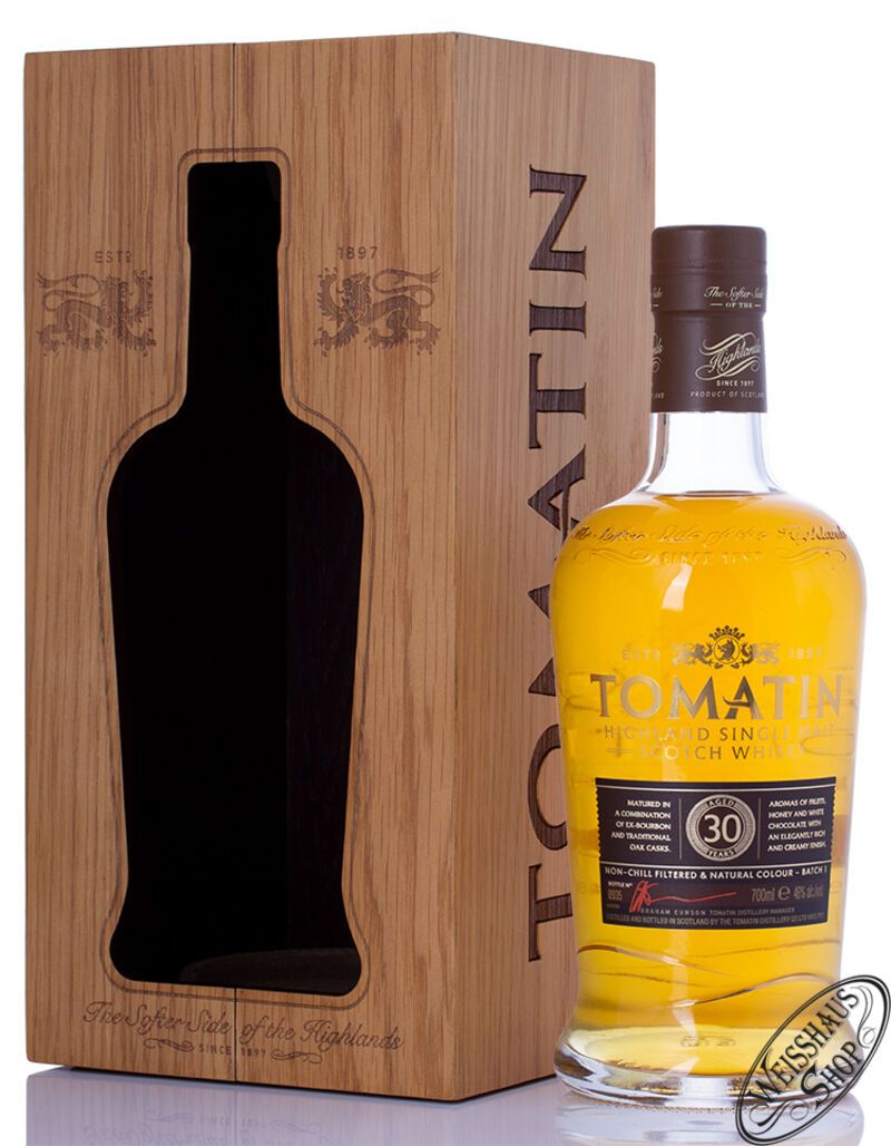 Tomatin 30 YO Single Malt Whisky 46% vol. 0,70l