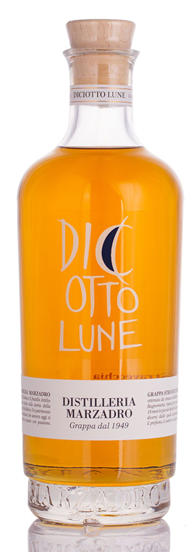 Marzadro Grappa Le Dic'otto Lune 41% vol. 0,70l