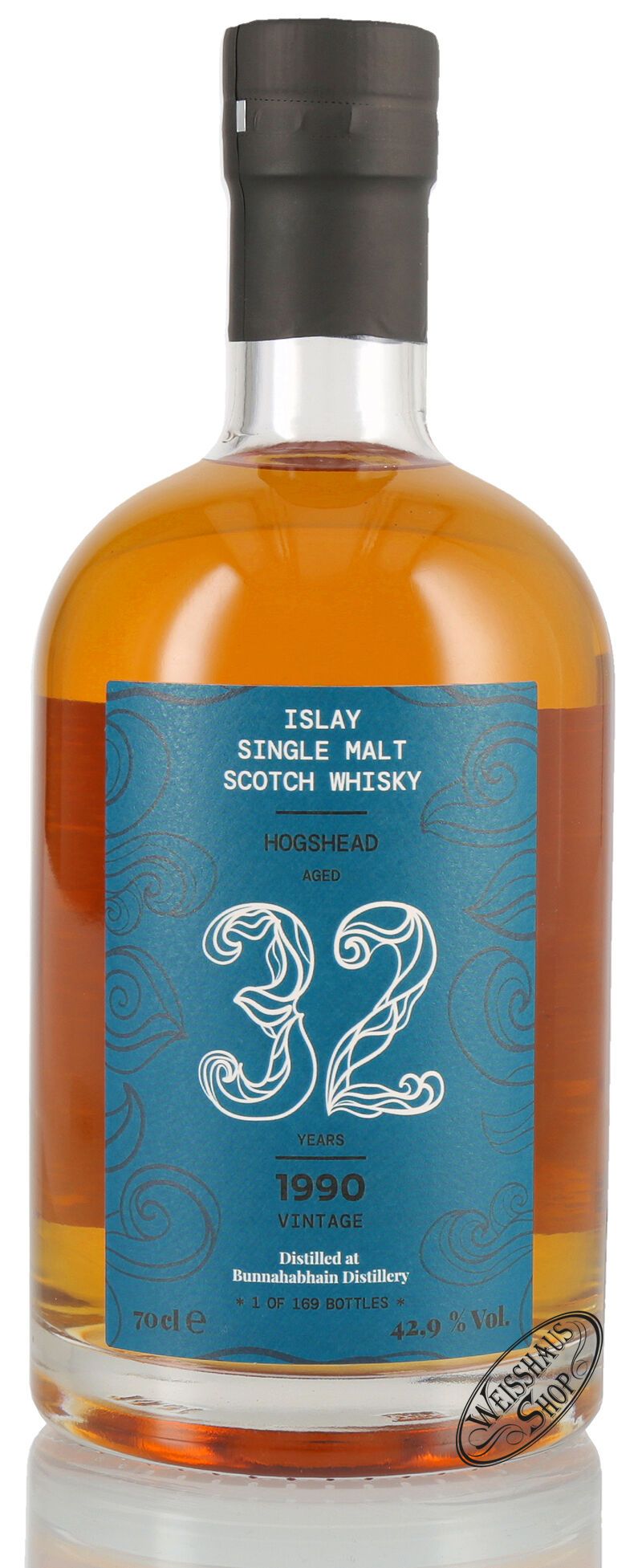 Bunnahabhain 32 YO Vintage 1990 Tassei Group Whisky 42,9% vol. 0,70l Bunnahabhain 32 YO Vintage 1990 Tassei Group Whisky 42,9% vol. 0,70l