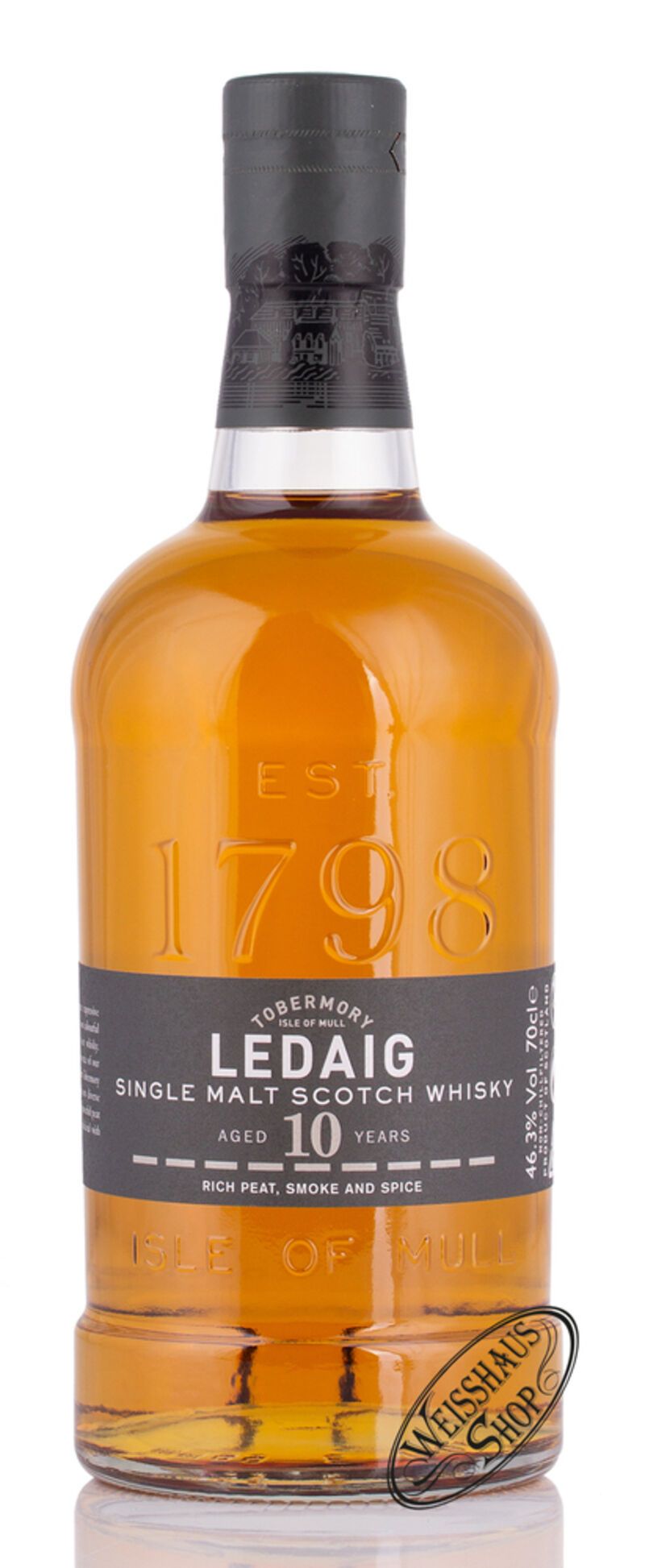 Ledaig 10 YO Whisky 46,3% vol. 0,70l Ledaig 10 YO Whisky 46,3% vol. 0,70l
