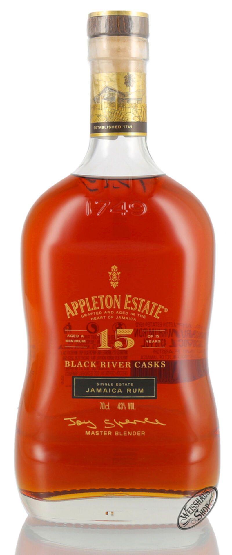 Appleton Estate 15 YO Black River Casks Jamaica Rum 43% vol. 0,70l