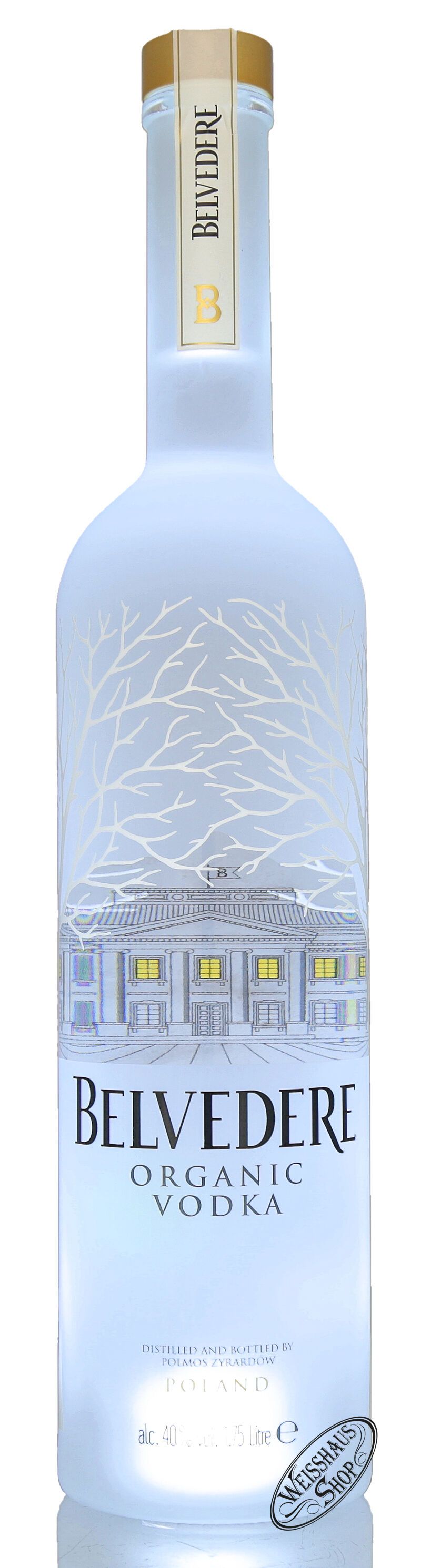 Belvedere Organic Vodka 40% vol. 1,75l Magnum Belvedere Organic Vodka 40% vol. 1,75l Magnum