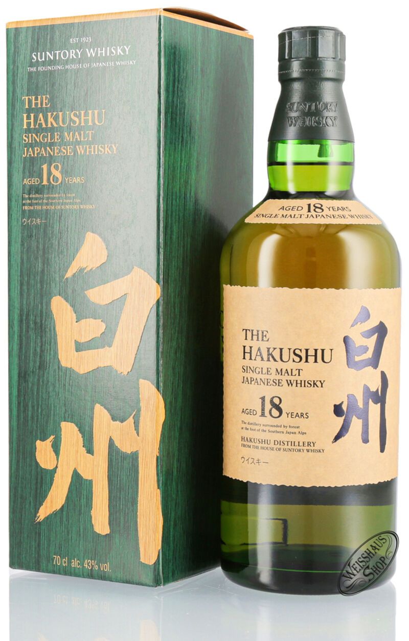Hakushu Distillers Reserve Japanese Whisky 43% vol. 0,70l