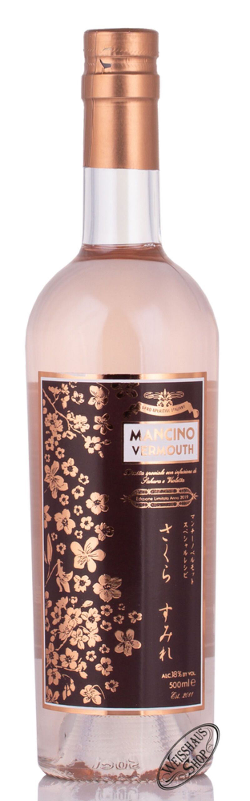 Mancino Vermouth Rosa Sakura Edition 18% vol. 0,50l Mancino Vermouth Rosa Sakura Edition 18% vol. 0,50l