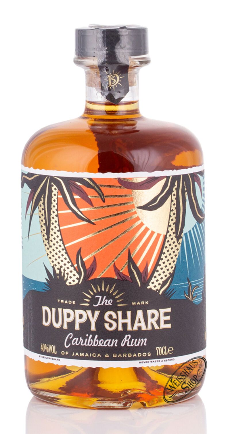 Duppy Share Golden Caribbean Rum 40% vol. 0,70l Duppy Share Golden Caribbean Rum 40% vol. 0,70l