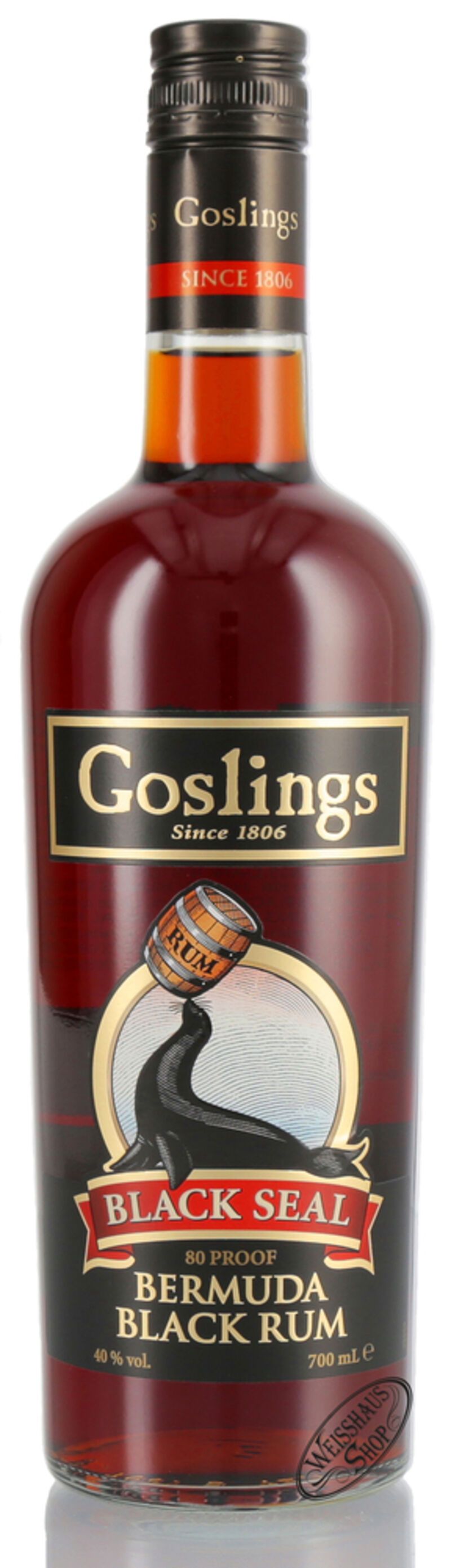 Gosling Black Seal Dark Rum 40% vol. 0,70l Gosling Black Seal Dark Rum 40% vol. 0,70l